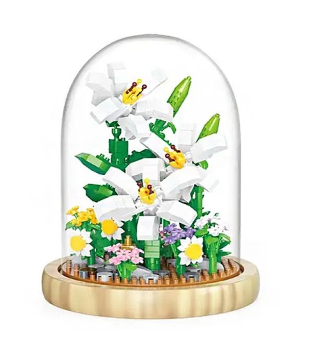 Raya Toys Конструктор Лилии с купол, 594 части