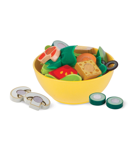 Дървен сет за салата Melissa and Doug 19310