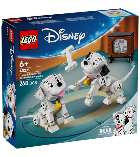 LEGO® Disney Кученца от 101 далматинци Лъки и Пени 43271