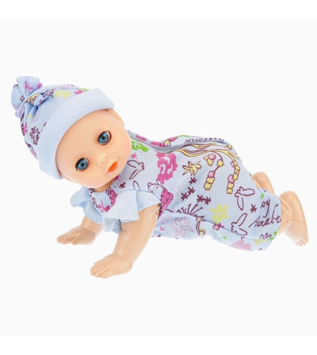Кукла бебе Raya Toys Пълзящо, със звуци