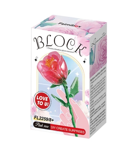 Конструктор Raya Toys Pink Rose, 67 ч.