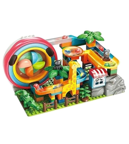 Конструктор Feelo Slippery Adventure Аквапарк с животни, 142 ч.