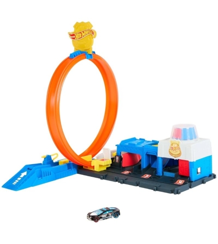 Писта Mattel Hot Wheels Super Police Station