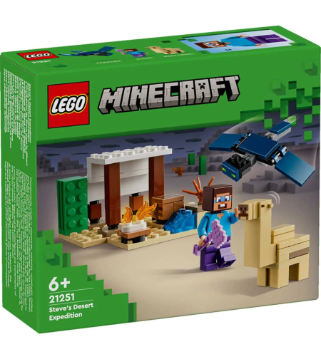 LEGO® Minecraft® Пустинната експедиция на Стив 21251
