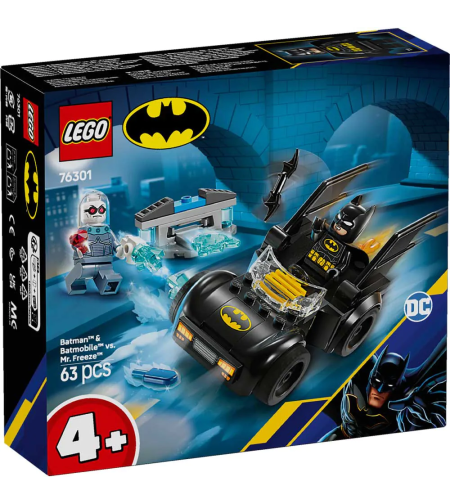LEGO® DC Batman™: Батман с Батмобила срещу Мистър Фрийз™ 76301