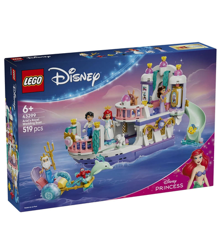 LEGO® Disney Princess Лодка за кралската сватба на Ариел 43299