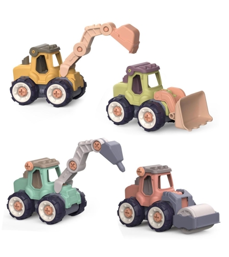 Комплект строителни машини за игра Raya Toys за сглобяване