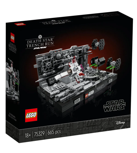 LEGO® Star Wars™ Диорама на полета към шахтата на Death Star 75329
