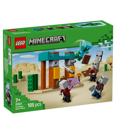 LEGO® Minecraft® Пустинният патрул на злобарите 21267