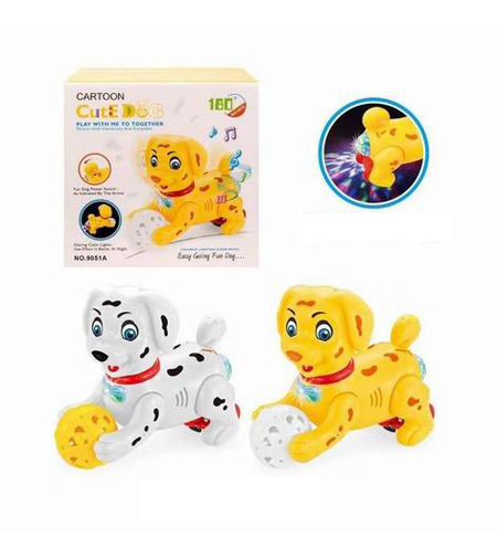 Бебешка играчка Raya Toys Куче с дрънкалка, Асортимент