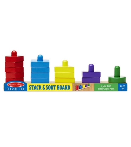 Дървена дъска Melissa and Doug сортер 10379