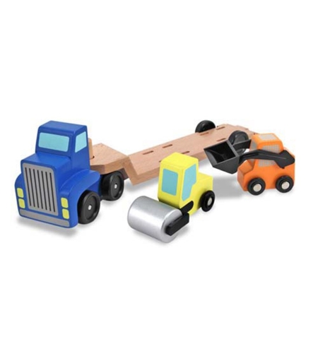 Дървен автовоз строителен Melissa and Doug 14550