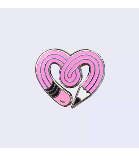 Значка - Пин - Creative Goodie - Pencil - Pink
