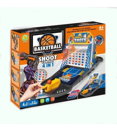 Настолна игра Raya Toys Connect 4 Баскетбол