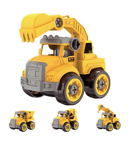 Строителна машина за игра Raya Toys DIY за сглобяване