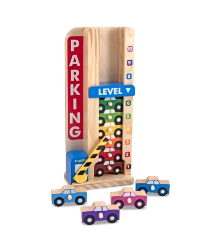 Паркинг Melissa and Doug дървен с коли 15182