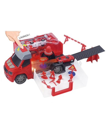 Писта Raya Toys Пожарна с аксесоари, звуци и светлини