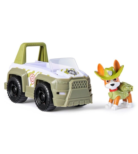 Игрален комплект Spin Master Paw Patrol фигура и превозно средство Tracker's Jungle Cruiser