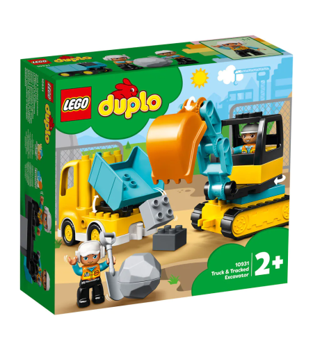 LEGO® DUPLO® Камион и екскватор с вериги 10931