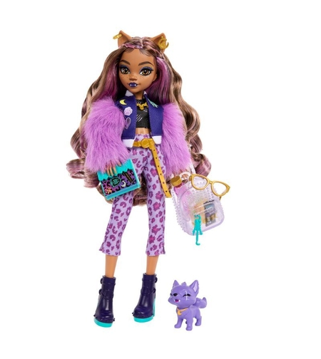 Кукла Mattel Monster High Clawdeen Wolf, с кученце и аксесоари