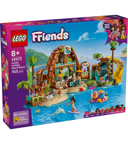 LEGO® Friends Семейна почивка в плажния курорт 42673
