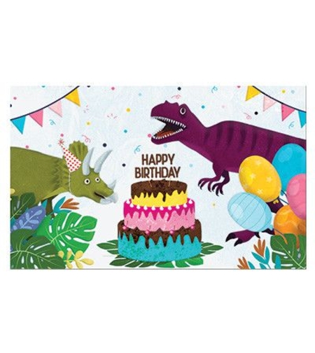 Комплект покани за рожден ден, 10 бр. - Динозаври