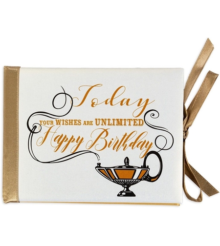 Луксозна картичка за рожден ден - Лампата на Аладин