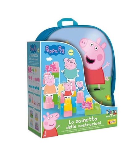 Конструктор Lisciani PEPPA PIG в раница 36ч.