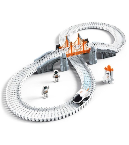 Писта Raya Toys Космос с 2 фигурки, количка и ракета