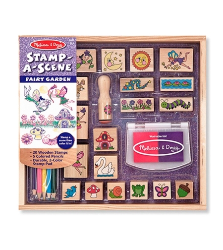 Дървени печати Melissa and Doug Градината на феите 12424