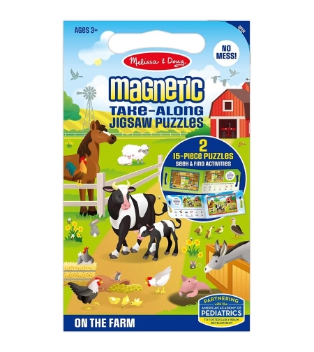 Магнитен пъзел Melissa and Doug On the Farm 42832