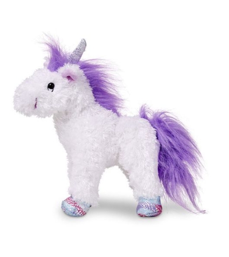 Плюшен еднорог Melissa and Doug бял 17572