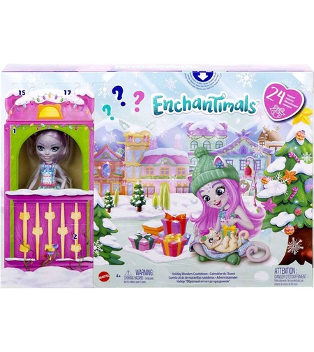 Коледен Адвент календар Mattel Enchantimals с кукла