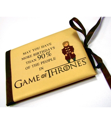 Луксозна картичка за рожден ден - Game of thrones