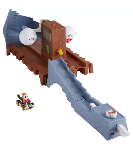 Писта Mattel Hot Wheels Mario Kart Boo's Spooky Sprint 3402399