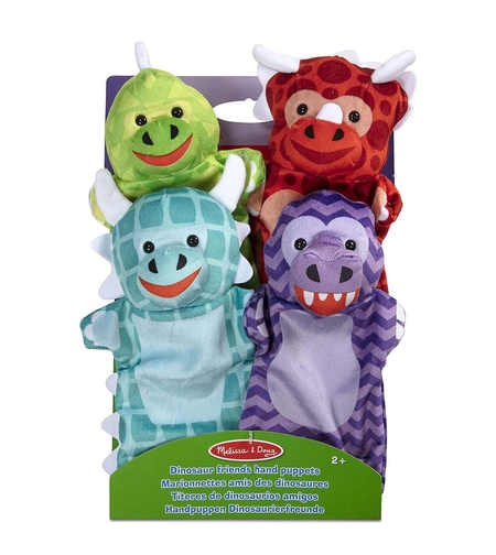 Петрушки за куклен театър Melissa and Doug Динозаври 4 броя 19085