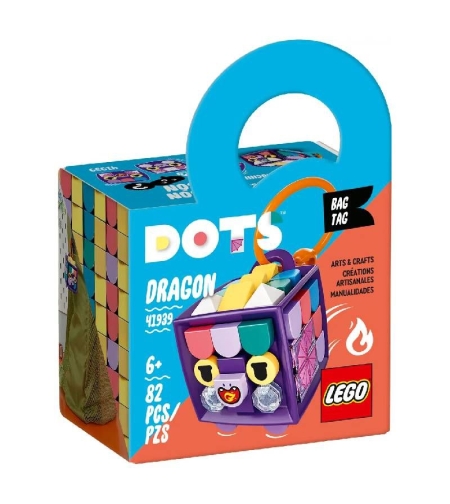 LEGO® DOTS Ключодържател за раница Dragon 41939