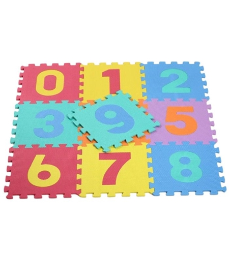 Пъзел за под Raya Toys Цифри, 10 части по 31 х 31 см