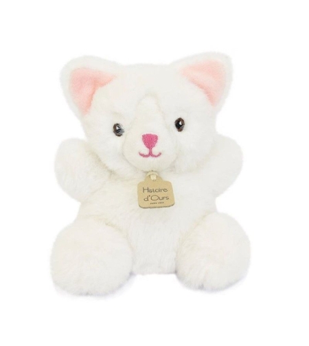 Плюшена играчка Doudou бебе котка 15 см, HO3270