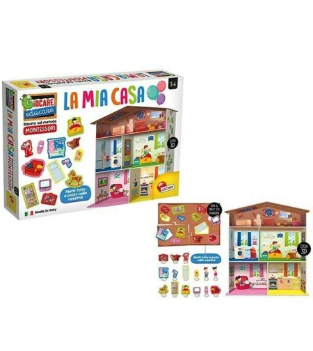 Образователна игра Lisciani Монтесори Моят дом на думите 72477
