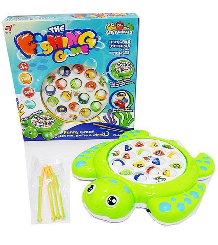 Детска игра Raya Toys Рибки на батерии, Костенурка