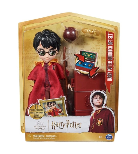 Кукла Spin Master Harry Potter Wizarding World Quidditch Doll Gift Set с 10 аксесоара, 20 см