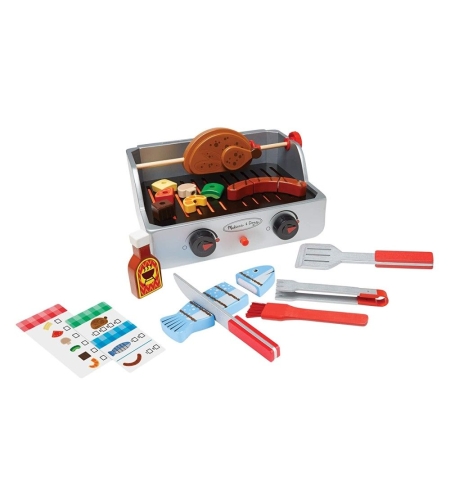 Дървено барбекю с аксесоари Melissa and Doug 19269