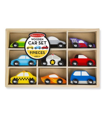 Детски коли за игра Melissa and Doug 9 бр. 13178
