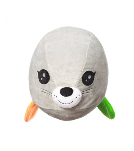Плюшена играчка Babyono C-MORE Тюленче възглавница с дрънкалка 644