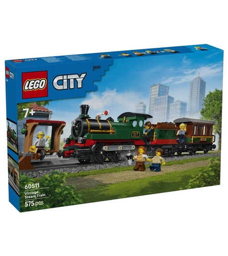 LEGO® City Старомоден парен влак 60511