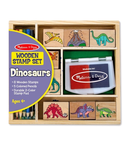 Дървени печати Melissa and Doug Динозаври 11633