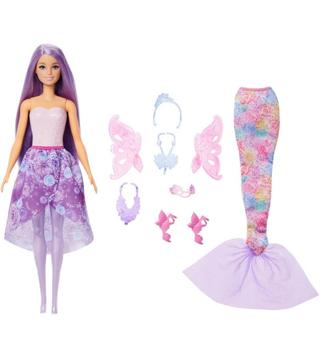 Комплект кукла Mattel Barbie Magical Fairy Русалка с аксесоари, JCP74
