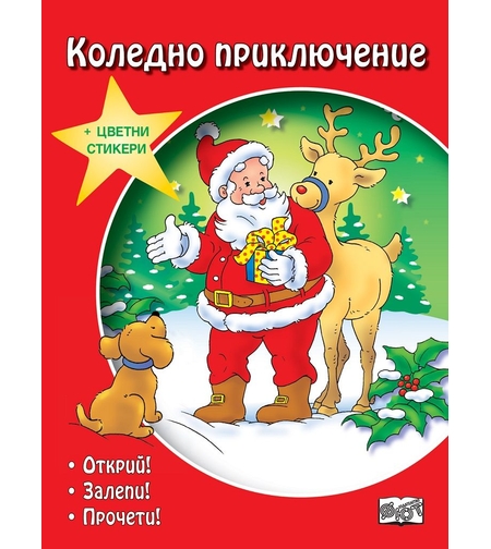 Коледно приключение - Открий, залепи, прочети