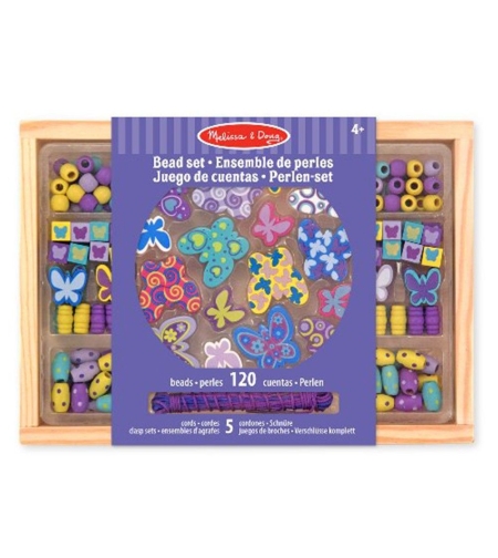 Дървени бижута Melissa and Doug Пеперудки 14179